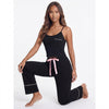 Contrast Trim Cropped Cami and Pants Loungewear Set