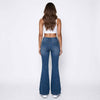 Side Street Cargo-Flare High-Rise Jeans