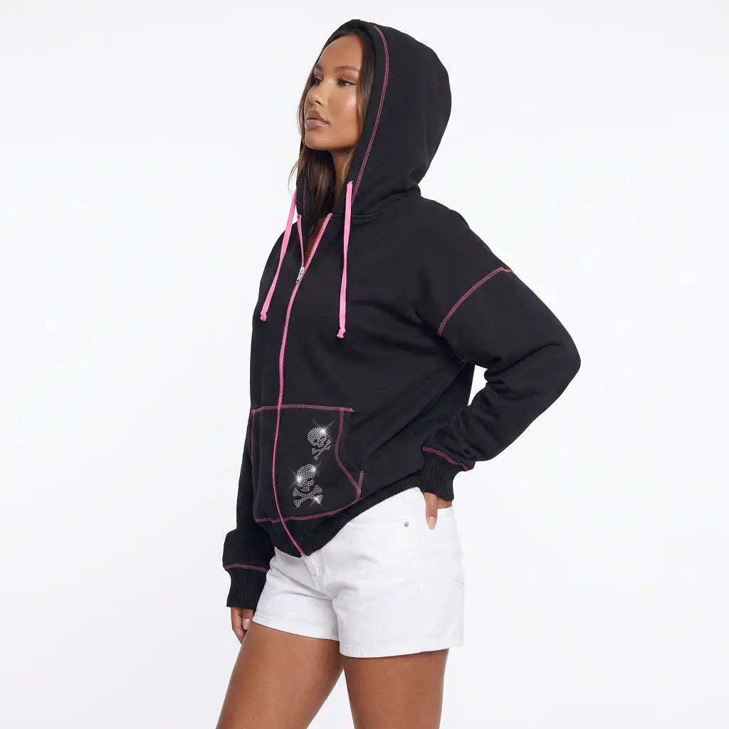 Lord Have Mercy Zip-Up Drawstring Hoodie