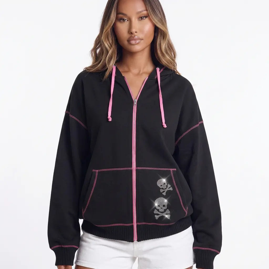 Lord Have Mercy Zip-Up Drawstring Hoodie