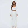Harbor Hour Rope-Waist Wide-Leg Pants