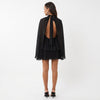 A Little Extra High Neck Ruffled Mini Dress