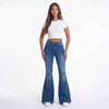 Side Street Cargo-Flare High-Rise Jeans