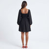 Whispered Promises Smocked Mini Dress – Black