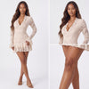 Soft Touch, Bad Intentions Lace Ruffle Mini Dress