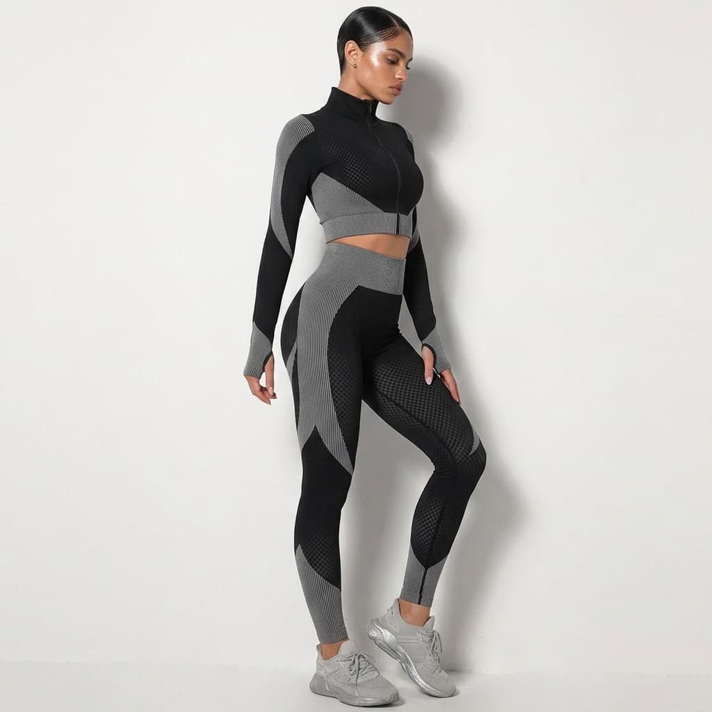 Erica Color Block Activewear Set