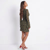 Soft Florals, Hard to Resist Mesh Mini Dress – Olive