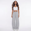 Harbor Hour Rope-Waist Wide-Leg Pants