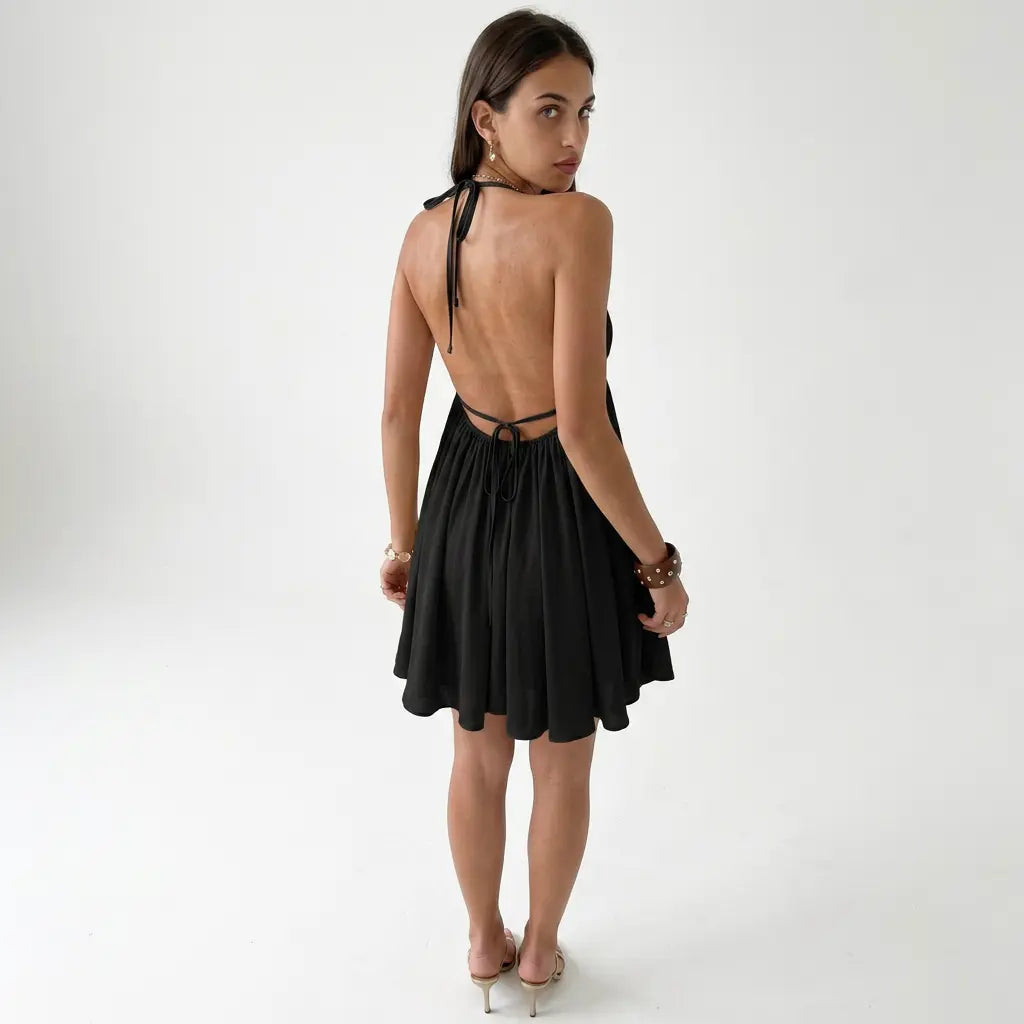 Alba Buckle Camisole A Line Mini Dress