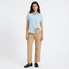 Weekend Away Rolled Sleeve Button-up Top