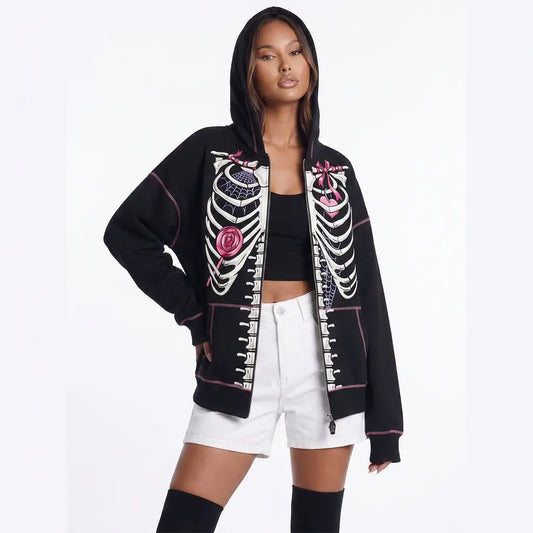 Lord Have Mercy Zip-Up Drawstring Hoodie