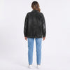 Dropped Shoulder Denim Jacket with Pockets