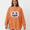 Pumpkin Patch Girl Round Neck Tunic Sweatshirt