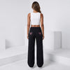 Bowline Black Wide-Leg Pants