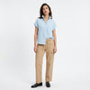 Weekend Away Rolled Sleeve Button-up Top