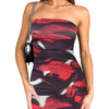 Tie - dye Mirage Bodycon Mini Dress - Lustreve