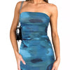 Tie - dye Mirage Bodycon Mini Dress - Lustreve