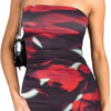 Tie - dye Mirage Bodycon Mini Dress - Lustreve