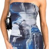Tie - dye Mirage Bodycon Mini Dress - Lustreve