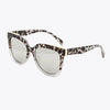 Tortoiseshell Polycarbonate Frame Full Rim Sunglasses - Lustreve