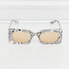 Tortoiseshell Rectangle Polycarbonate Sunglasses - Lustreve