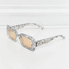 Tortoiseshell Rectangle Polycarbonate Sunglasses - Lustreve