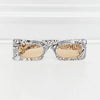 Tortoiseshell Rectangle Polycarbonate Sunglasses - Lustreve