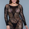 Turn Your Lights Off Bodystocking - Lustreve