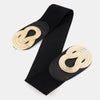 Twisted Alloy Buckle Wide Belt - Lustreve