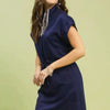 Umgee Dolman Sleeve Zip Detail Dress - Lustreve