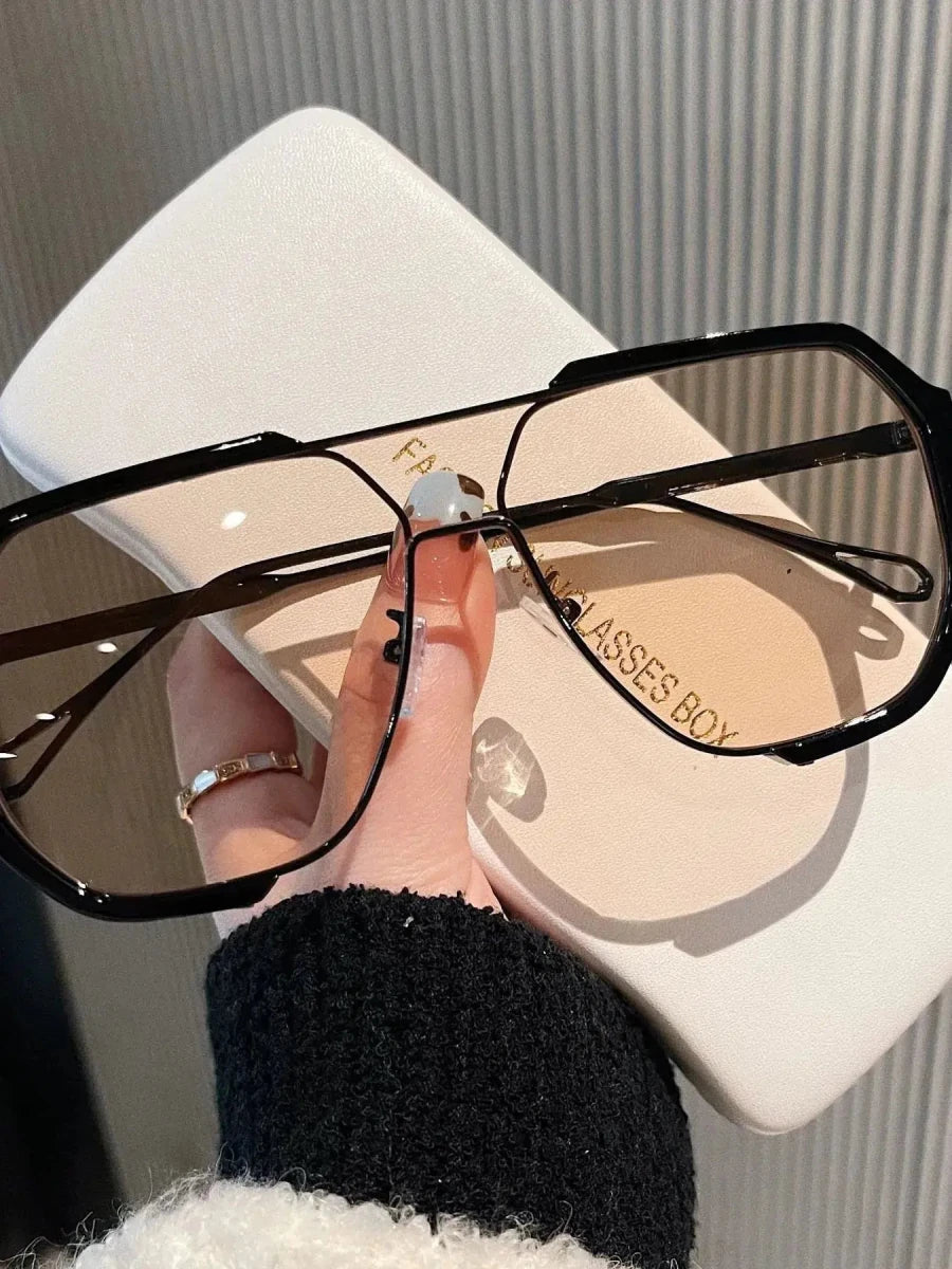UV Protection Oversized Sunglasses - Lustreve