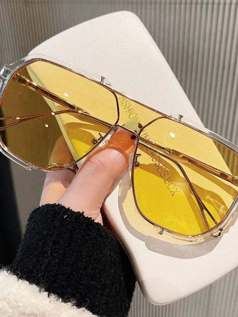 UV Protection Oversized Sunglasses - Lustreve