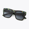UV400 Patterned Polycarbonate Square Sunglasses - Lustreve