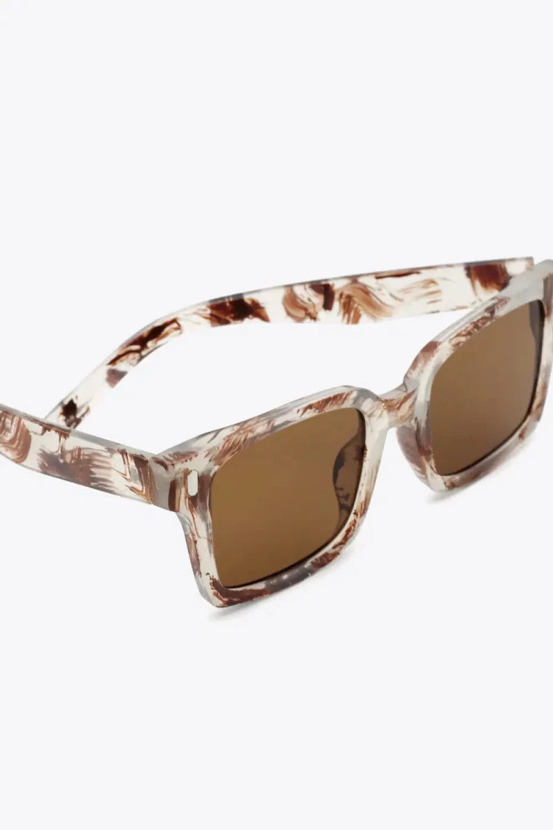 UV400 Polycarbonate Square Sunglasses - Lustreve