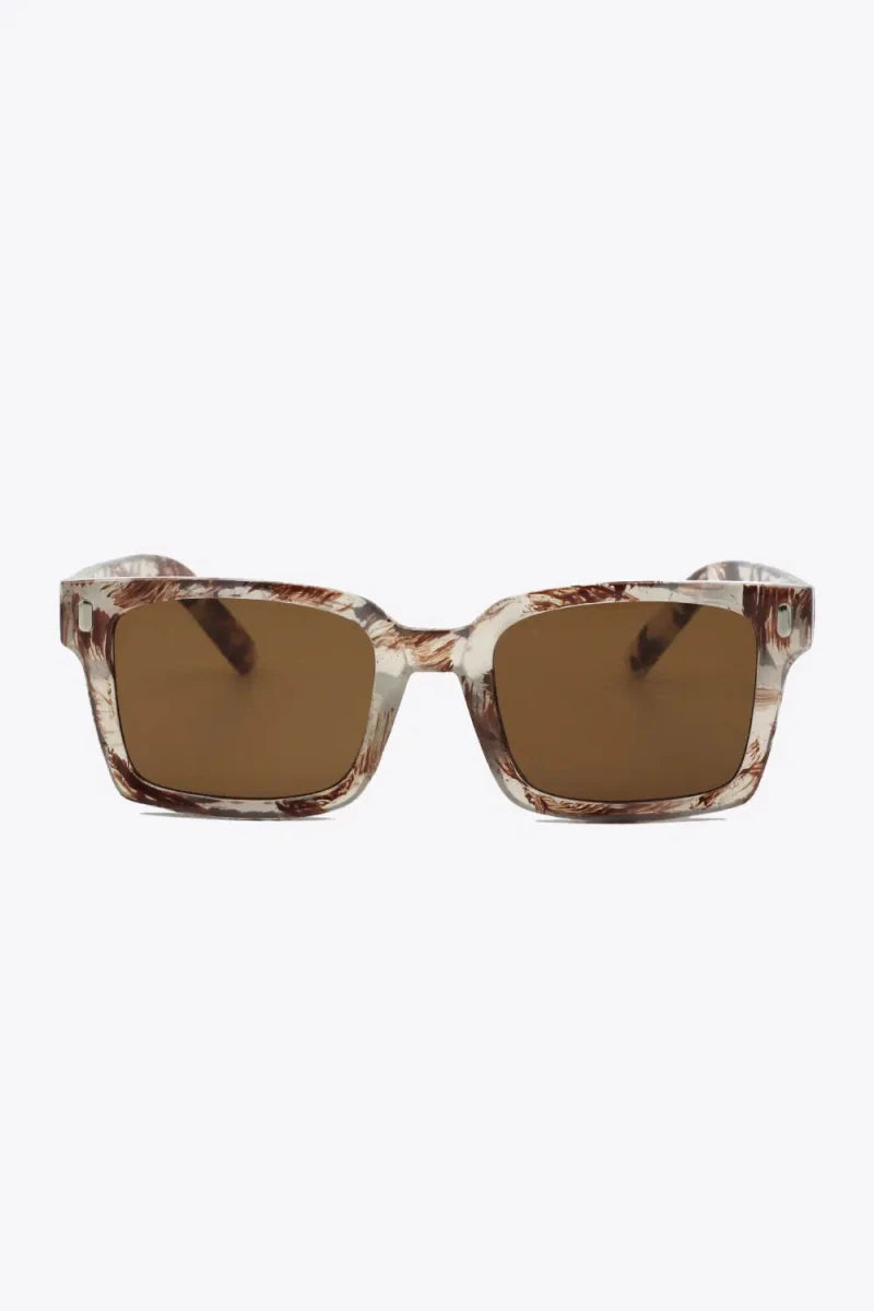 UV400 Polycarbonate Square Sunglasses - Lustreve