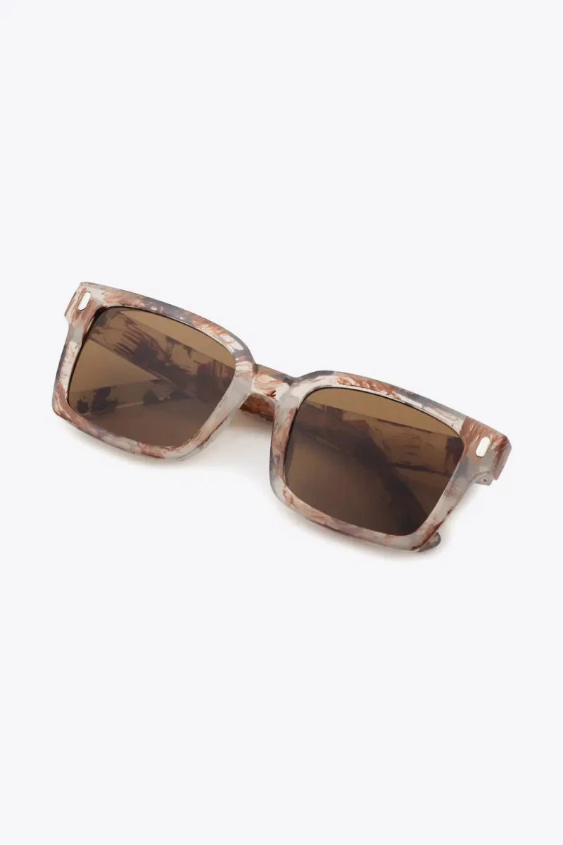 UV400 Polycarbonate Square Sunglasses - Lustreve