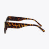 UV400 Rhinestone Trim Cat - Eye Sunglasses - Lustreve