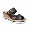 Jet Set Cork Open Toe Wedge Sandals
