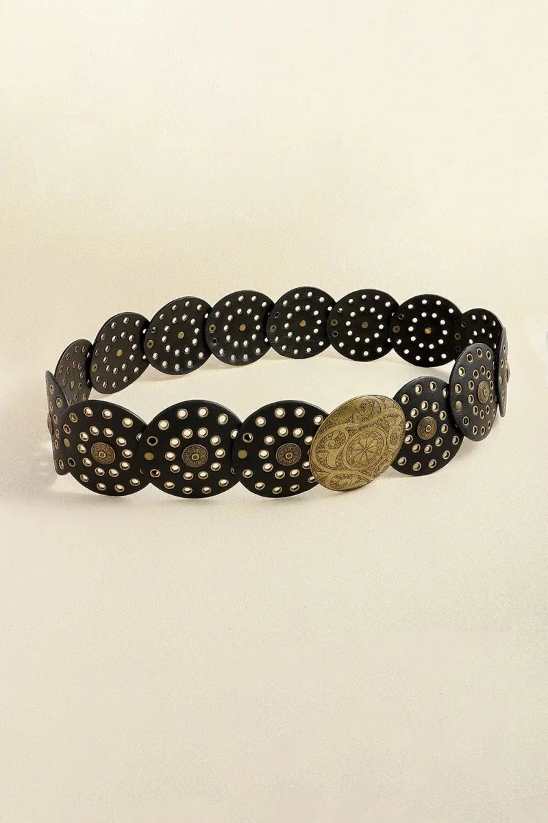 Vintage PU Leather Wide Belt - Lustreve