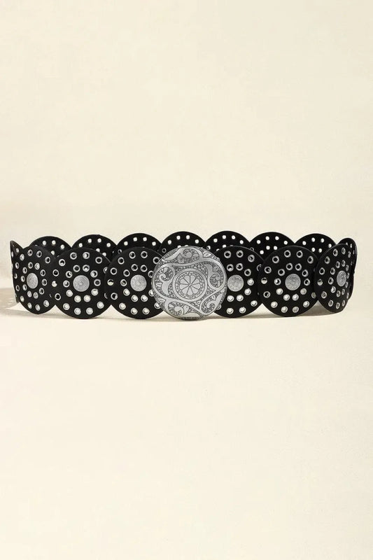 Vintage PU Leather Wide Belt - Lustreve