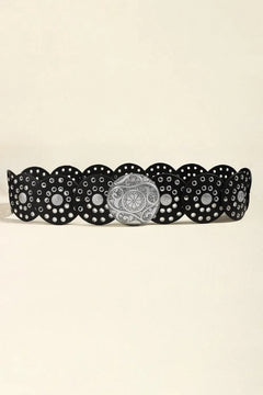 Vintage PU Leather Wide Belt