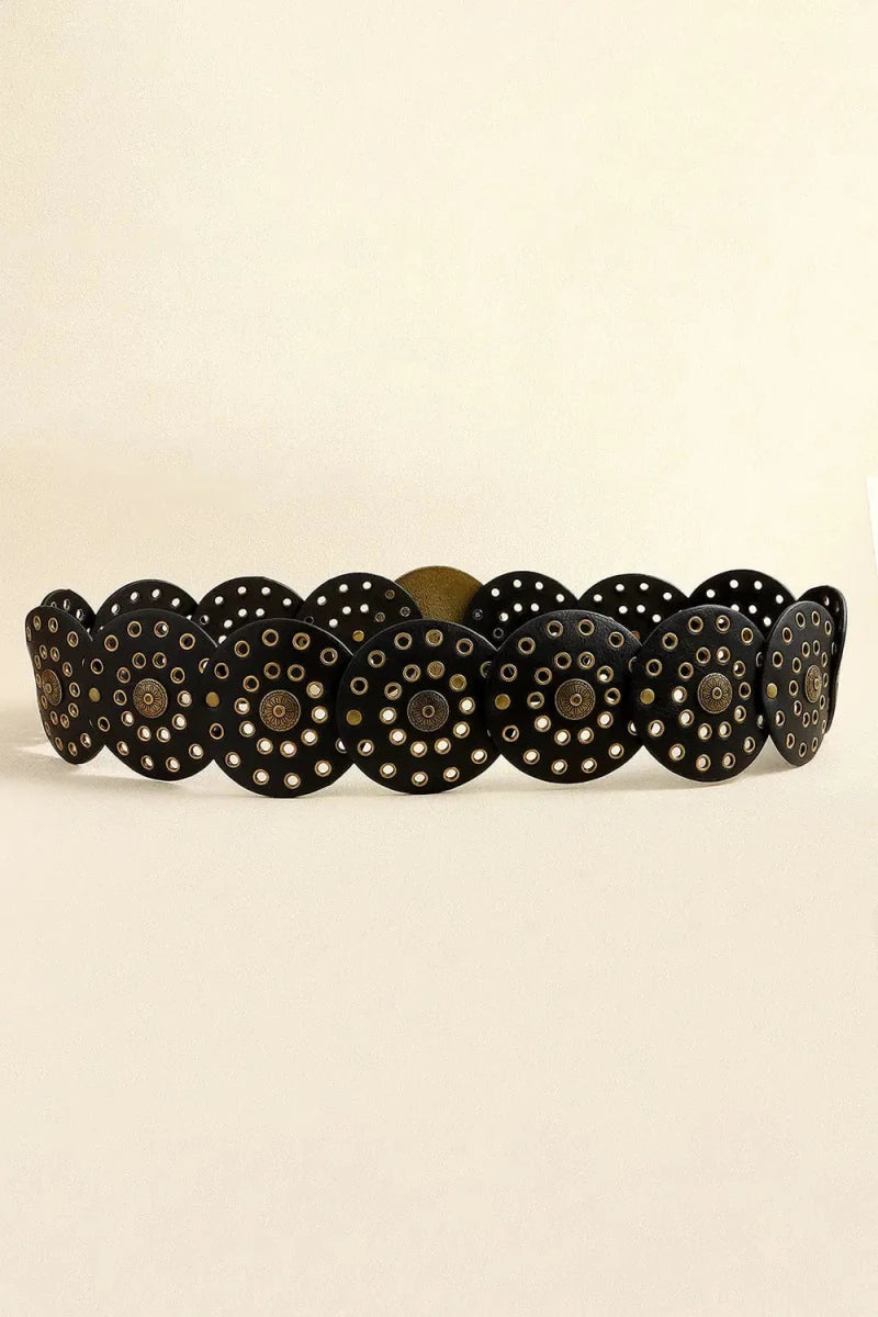 Vintage PU Leather Wide Belt - Lustreve