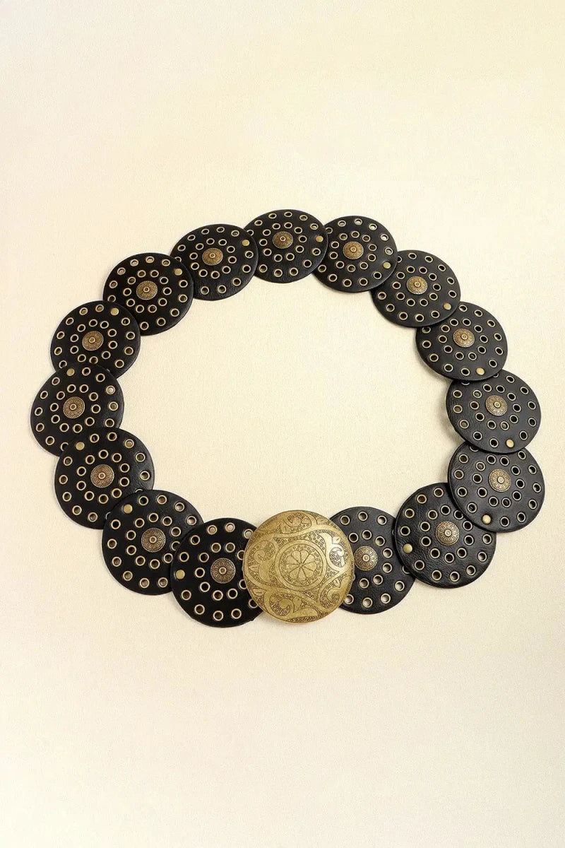 Vintage PU Leather Wide Belt - Lustreve