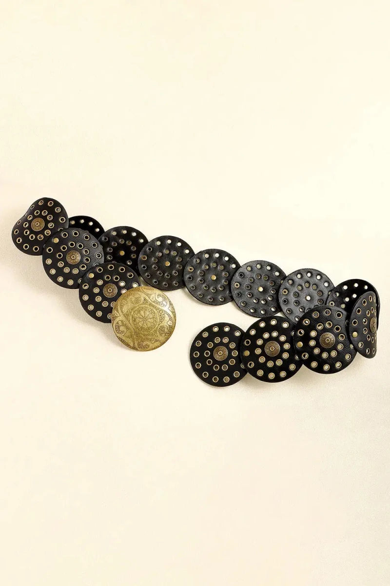 Vintage PU Leather Wide Belt - Lustreve