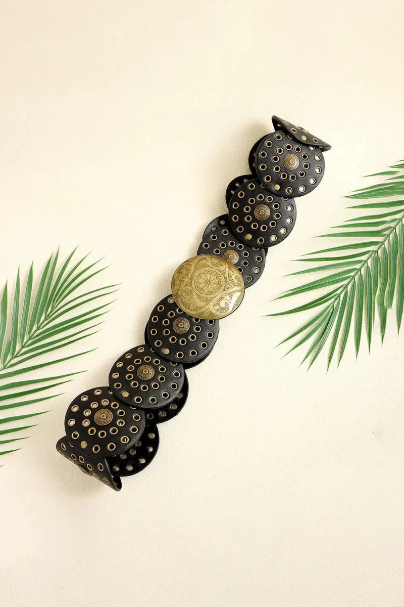 Vintage PU Leather Wide Belt - Lustreve