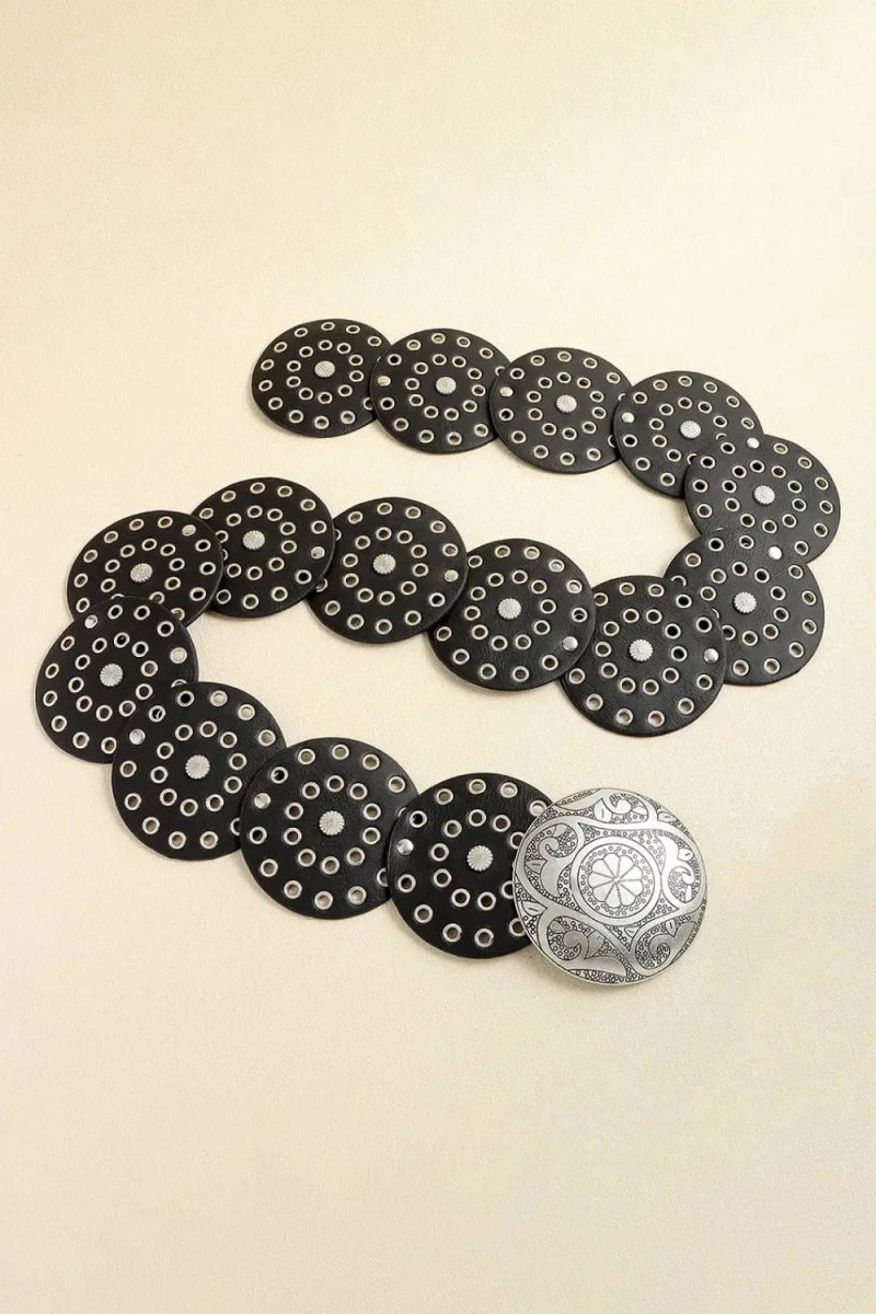 Vintage PU Leather Wide Belt - Lustreve