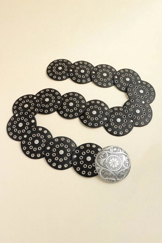 Vintage PU Leather Wide Belt - Lustreve