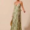 Wander Where the Palms Grow Printed Maxi Dress - Lustreve