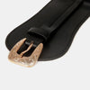 Wide Elastic Belt with Alloy Buckle - Lustreve