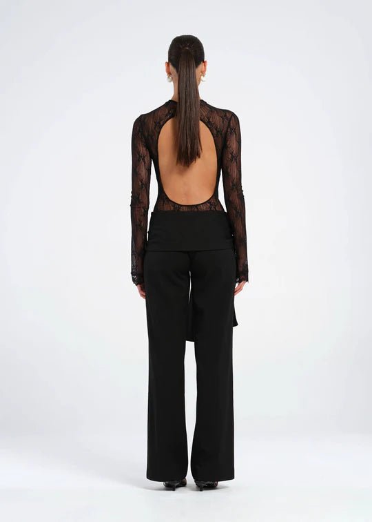 Got it covered Strap Detail Wide-Leg Pants